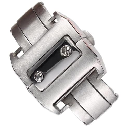 Boucle de montre solide en acier inoxydable 316L contre les allergies