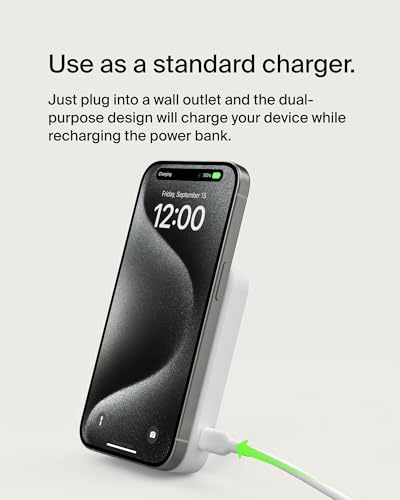 Belkin 8000mAh 15W Qi2 MagSafe Power Bank with Kickstand - image 6