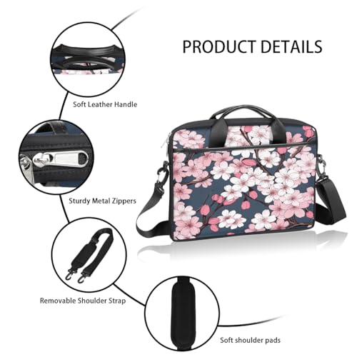 Bolso para Laptop Sakura Japonesa 15 Pulgadas Slim miniatura 4