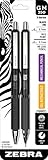 Zebra Pen G-350 and M-350 Retractable Gel Pen/Mechanical Pencil Set, Premium Black Metal Barrel,...