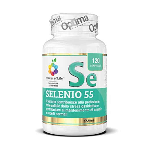 Colours of Life Selenio 55 - Integratore Vegano 120 Compresse