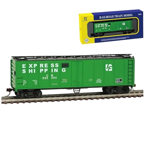 HO Scale 40 Foot Chemical Tank Car Metal Wheelsets, Installed Knuckle Couplers, Classic American Liquid Freight Car, Industrial Chemical Transport Rolling Stock Only