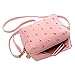 Women girl Bag, Gillberry Women Cute Messenger Bags Rivet Shoulder Bag Crossbody (Pink)