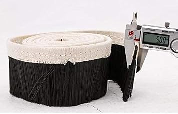 Flexible Nylon Strip Brush for Brush Vacuum Cleaner Engraving Machine Dust Cover CNC Router Spindle Motor (3 meter)