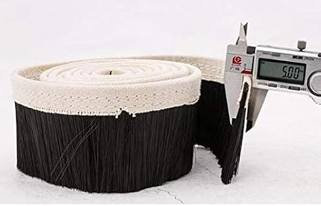 Flexible Nylon Strip Brush for Brush Vacuum Cleaner Engraving Machine Dust Cover CNC Router Spindle Motor (3 meter)