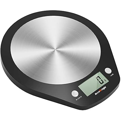 ACCUWEIGHT 203 Digital Kitchen Scale with LCD Cover