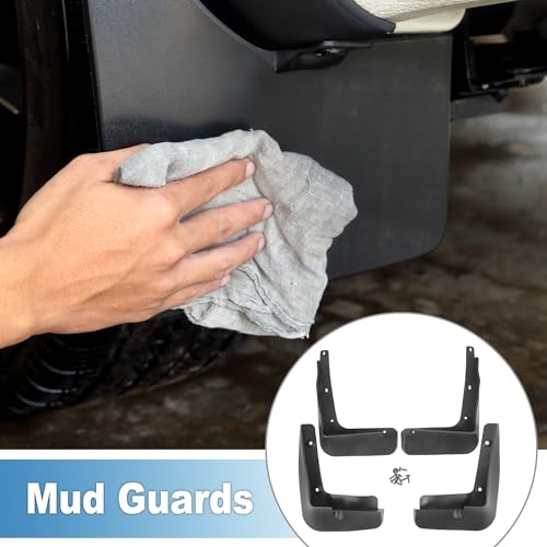 Image of Mud Flap Splash Guard with Mount Accessories Front & Rear Side Mud Guard for Hyundai Sonata Sedan 2015-2016 (Set of 4)