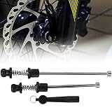 Kuuleyn Fahrrad-Schnellspanner, Mountainbike Rennrad Radsicherungssicherheit Schnellspanner Diebstahlsicherungs-Spieß-Set für Mountainbike und Rennrad