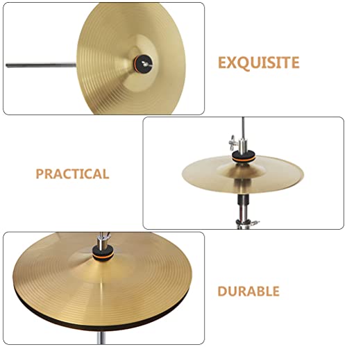 Vaguelly 10 Pcs Drum Cymbals Felt Pads Cilindro Cymbal Substituição Felts Pad Sleeves Drum Material