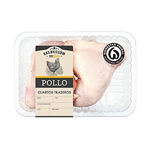 SELECCIÓN DE DIA cuartos traseros de pollo bandeja (peso aprox. 650 gr)