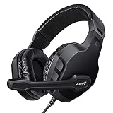 LUPSAN Casque de Jeu Micro pour Xbox One PS4 Manette Skype PC stéréo Gamer Casque avec Microphone Ordinateur Xbox One s Playstation 4 Xbox 1 x Jeux
