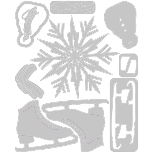 Sizzix Thinlits 666717 matrices Tim Holtz pour immortaliser vos précieux souvenirs d'hiver