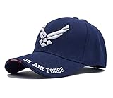 United States Air Force Wing Embroidered Cap US Army USAF Air Force Military Baseball Caps for Veterans Retired and Active Duty Adjustable Navy