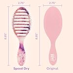 Wet Brush Speed Dry Hair Brush - Watermark (Color Wash) - Vented Design and Ultra Soft HeatFlex Bristles Are Blow Dry Safe With Ergonomic Handle Manages Tangle and Uncontrollable Hair - Pain-Free - Image 5