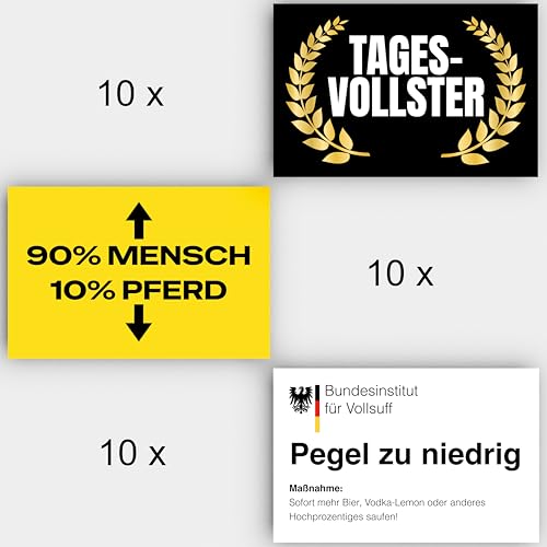 150x Malle Sticker Set in Top-Qualität mit UV-Beschichtung | 15 Motive | 2026 Edition | Aufkleber für Party, Ballermann, Schützenfest, Oktoberfest, Festival, JGA