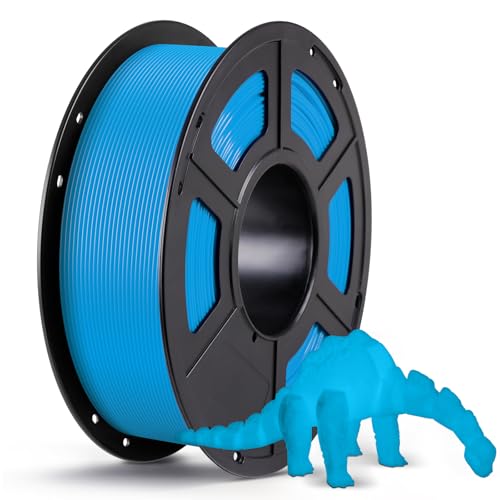 Image of ANYCUBIC PLA 3D Printer Filament, Glow in The Dark, 3D Printing PLA Filament 1.75mm Dimensional Accuracy + /- 0.02mm, 1KG Spool (2.2 lbs), Blue PLA, Glow Blue