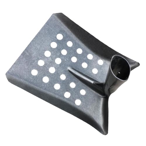 Happyyami Pelle De Nettoyage Plate Multifonctionnelle pour Jardin Et Agriculture Petite Pelle en Métal Robuste Outil Pratique Nettoyage des Volailles Désherbage Extérieur