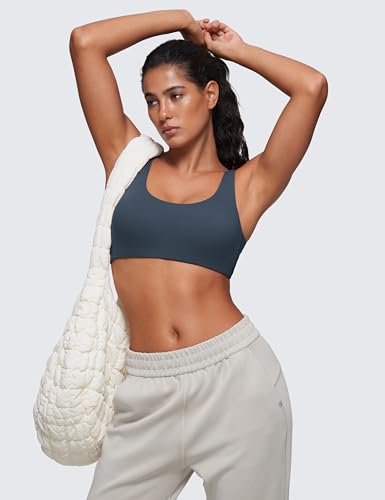 Image of CRZ YOGA Softhold U Back Bralette | Double Lined, Light Support, Non Padded, Wireless, Casual, Ultra-Soft, Scoop Neck, Everyday Bra for Women