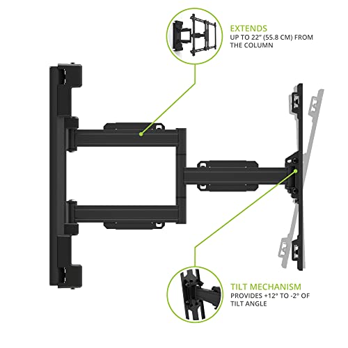 Kanto PSC350 No Drill Full-Motion Column Tv Mount And Pillar Mount thumb #5