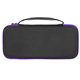 ROG Ally 7インチ用ハンドヘルドゲーム用キャリーバッグ、EVA耐衝撃ストレージ、旅行用カメラや日常使用のためのデュアルnとEVA lを備えたポータブルイブ (Purple)