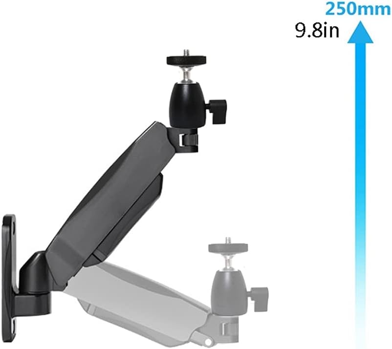 Universal Projector Bracket Projector Mount Stand Height Adjustable Single Arm Mount Rotate 360 Degrees of Flexible Household Wall Projector Mount Bracket Adjustable Projector Stand