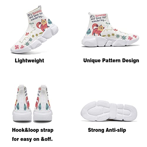 Animal Painted Kids Shoes Boys Girls Sneakers Sock Shoes Casual Fashion Tennis Shoes(Toddler/Little Kid/Big Kid)4
