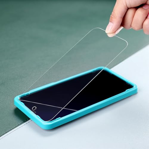 Image of Mr.Shield [2 Pack] Easy-X Tempered Glass Screen Protector for Oneplus 15 | 9H Hardness Guard, Military Grade Shatterproof, Easy Installation Tray, HD Clarity, Case-Friendly