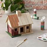 Make Market 9" Log Cabin Birdhouse