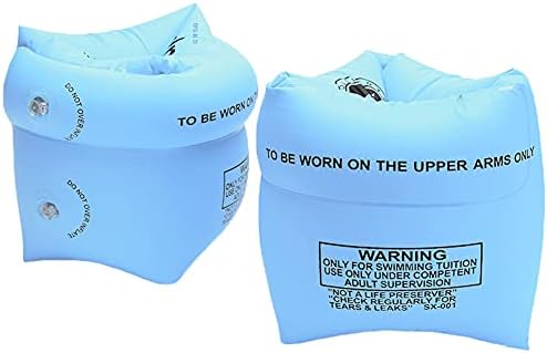 Inflatable Swimming Armbands for Kids Adults Thickened Swimming Arm Floats Pool Arm Floats Pool Arm Bands for Kids Swimming Bands for Kids Adults Roll Up Armbands Swim Floater Swimming Arm Float Rings