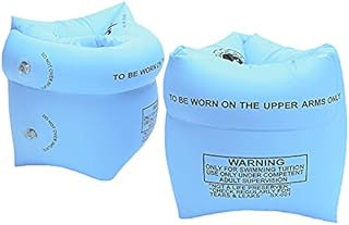 Inflatable Swimming Armbands for Kids Adults Thickened Swimming Arm Floats Pool Arm Floats Pool Arm Bands for Kids Swimming Bands for Kids Adults Roll Up Armbands Swim Floater Swimming Arm Float Rings