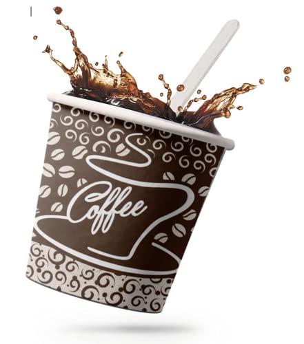 Confezione 350 Bicchierini di Carta per Caffè e