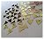 ZHHOOHAG Mosaic Tiles 200pcs 1/2" Triangle Mirror Mosaic Tile,Triangular Real Glass Mirror DIY Crafts Accessory Mosaic Tiles Arts and Crafts (Color : Rose Gold Mirror)