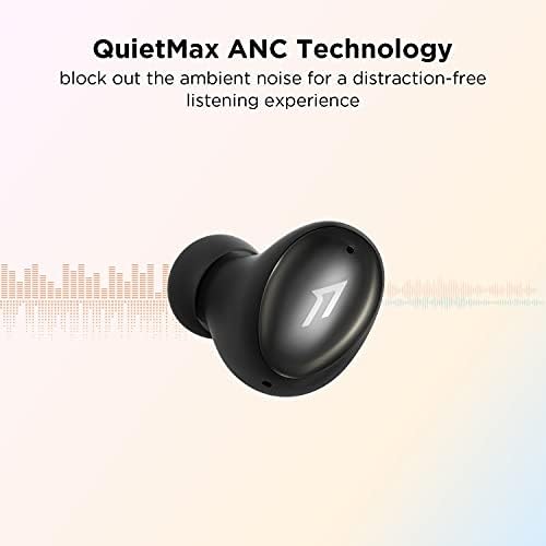 1MORE ColorBuds2 Wireless Earbuds, Active Noise Cancelling, Bluetooth 5.2, cVc8.0 Noise Reduction Mic, Personalized Sound ID, 24H Play Time, Fast Wireless Charging, IPX5 Waterproof Earphones, Black