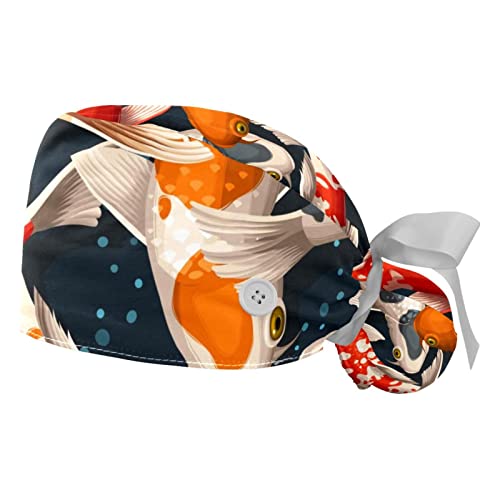 Chapeaux bouffants ajustables JDEZ pour maintenir les cheveux longs au travail