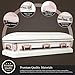 Overnight Caskets Primrose Metal Funeral Casket - Premium 18-Gauge Steel - Fully Appointed Adult Casket - Coffin Featuring Antique-White Velvet Interior Lining and Coordinating Pillow & Throw Set