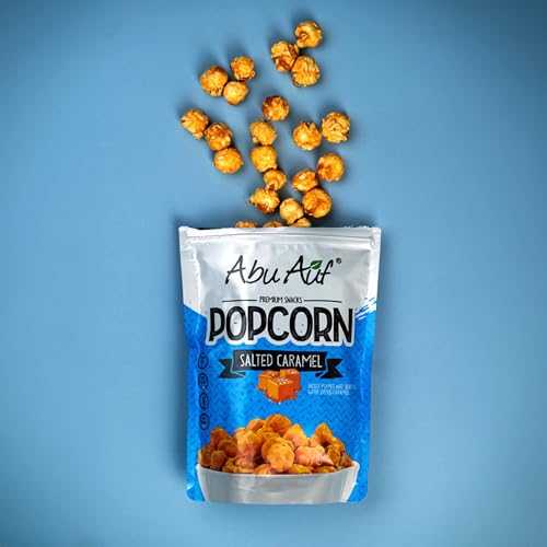 فشار بطعم الكراميل والطعم المملح من أبو عوف، 100 جرام
