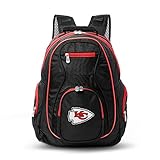 Denco Kansas City Chiefs Laptop Backpack- Fits Most 17 Inch Laptops and Tablets - Ideal for Work, Travel, School, College, and Commuting