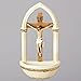 Roman Crucifix Jesus Florentine Style Holy Water Font