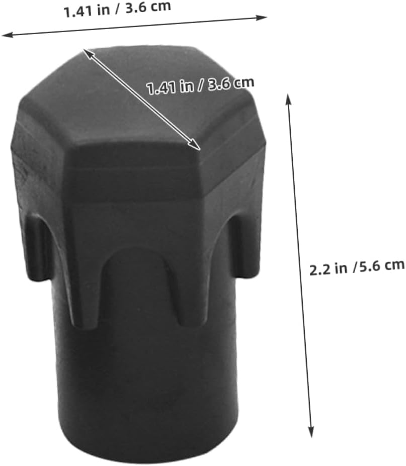 2pcs Rubber Footrest Cover Replacement for Electric Bike Foot Peg End Fit for Various Bike Models Resistant Design for Enhanced Safety and Comfort