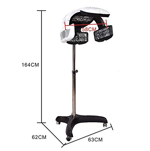 Foto von ATDRYER 950W Infrarot Stand Up Haartrockner Trockenhaube Haartrockenhaube Friseur Professionel Haar Dauerwelle Farbe Beschleuniger Prozessor Timer Temperatur Einstellbar Salon Haar Möbel
