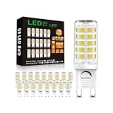 GOHDLAMP G9 LED電球 調光機能付き 40W相当 120V 6000K デイライトホワイト 400ルーメン シャンデリア用G9電球 18個パック