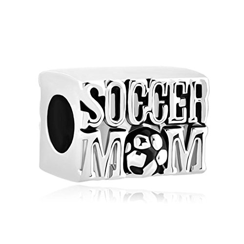 Korliya - Abalorio de fútbol para pulsera