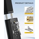 KYX Smart Steering Wheel Lock,Sound & Light Alarm,High-Tech Keyless Unlock - Image 5