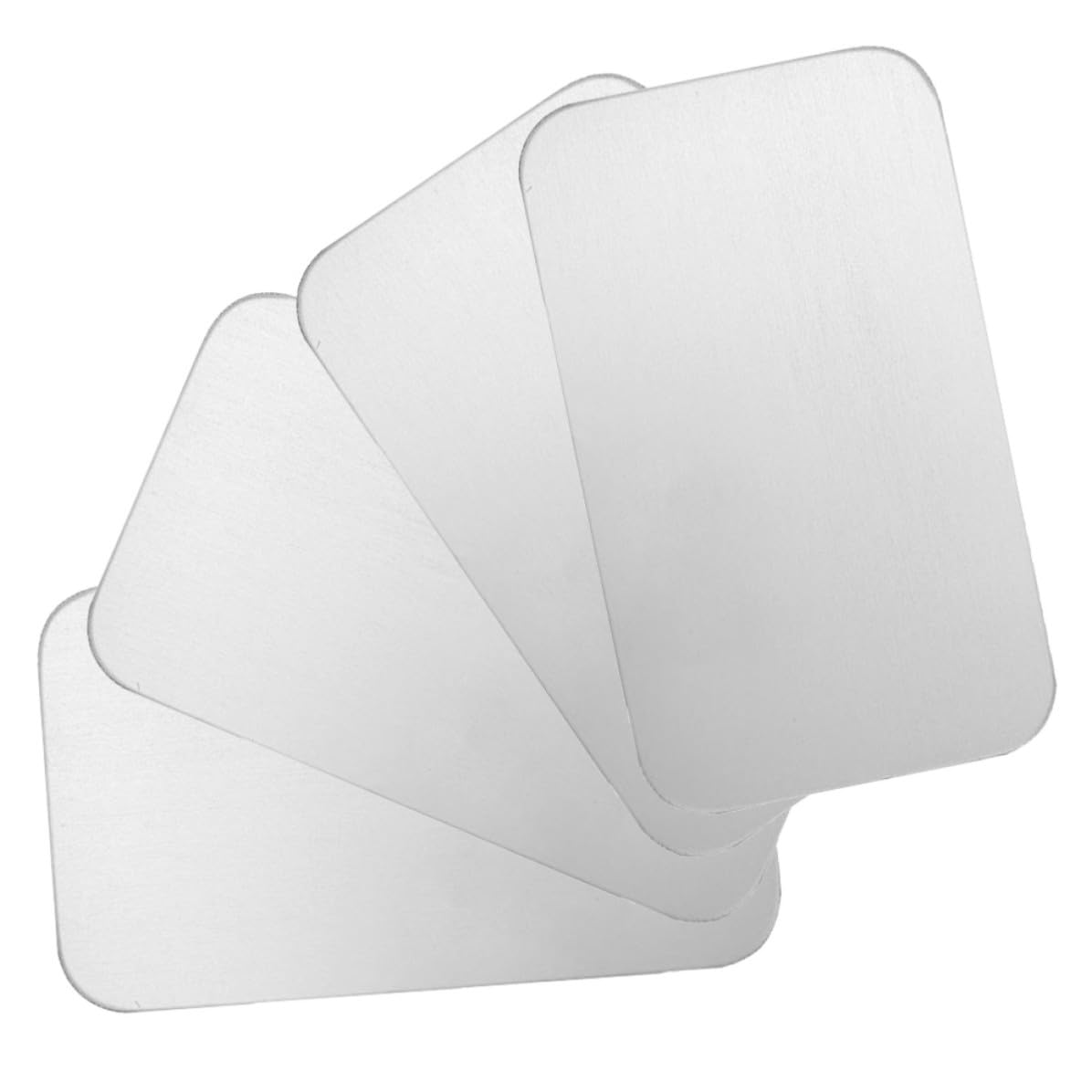 iplusmile Piastra Refrigerante in Alluminio 4 10x6 Cm per Animali Domestici Come Conigli e Criceti Superficie Liscia Estiva