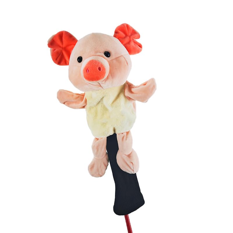 Couvre-tête de club de golf et couverture bois de fairway en peluche rigolote