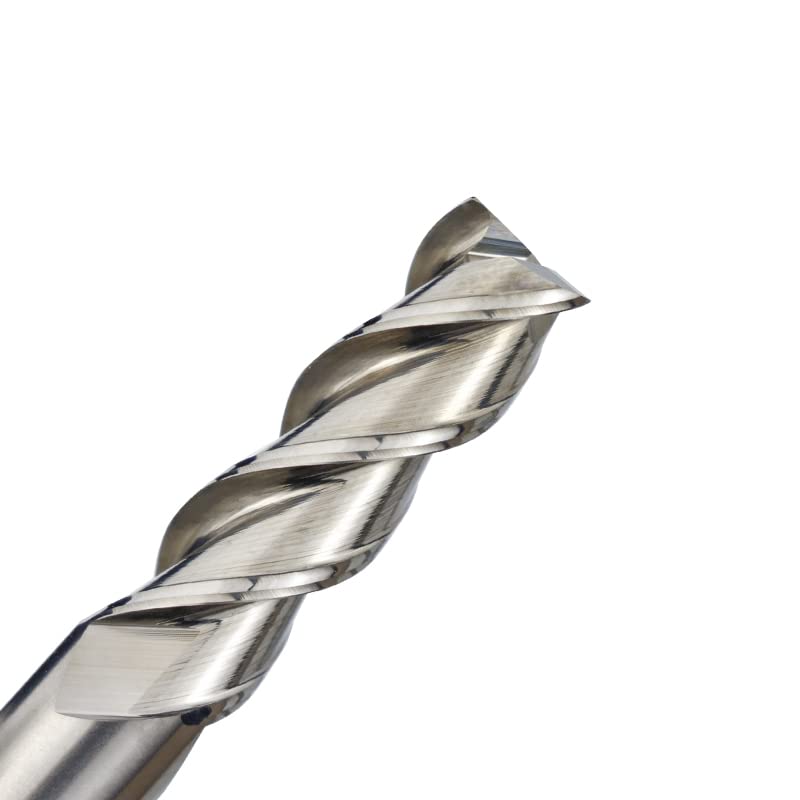 Fraise 3 cannelures à queue droite pour aluminium assurant une évacuation fluide sur machine CNC