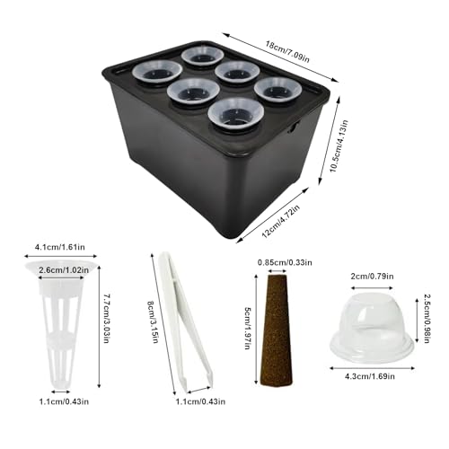 水耕栽培育苗箱,初心者向け栽培器具,室内ガーデン 水耕 植木箱 - レタス 花 バルコニー 花壇 ホテル アパート用