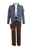 Bilicos Empire Strikes Back Han Solo Jacke Cosplay Kostüm Herren S