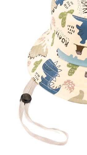 Kids Bucket Hat Spring and Summer Cartoon Dinosaur Hat Outdoor Sports Sunscreen Sun Hat for Boys and Girls 4-84