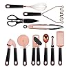 COOK WITH COLOR Kitchen Gadget Set Copper Pla...
